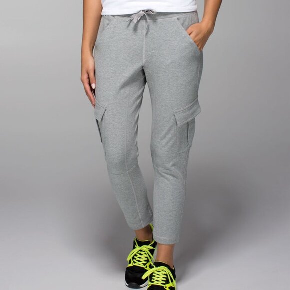 lululemon athletica Pants - Lululemon Carry And Go Pant II - Heathered Medium Grey - Size 6